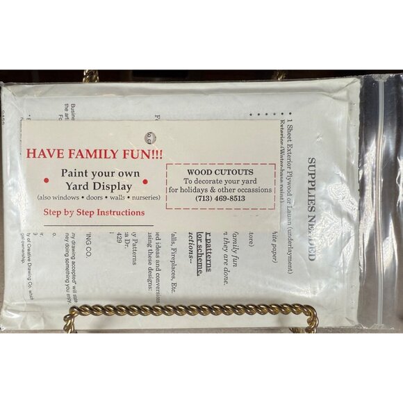 Miss “B” Holiday Patterns for All Occasions - Paint Your Own 6ft Yard Display Sa - Picture 4 of 7